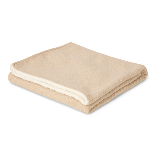 Little Dutch Ocieplany kocyk 100 x 70cm Pure Soft Beige