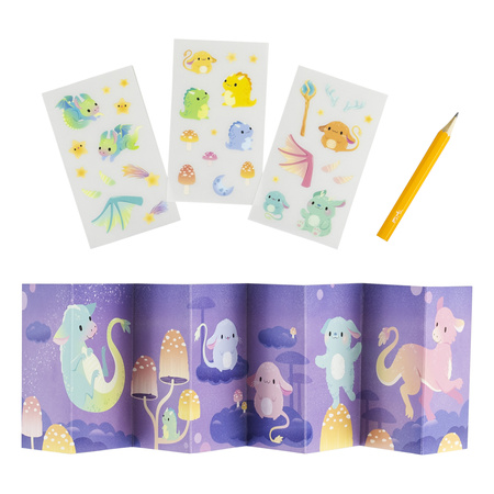 Tiger Tribe Zestaw z Folią Transferową - Zaczarowane Stworzenia