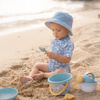 Little Dutch Swimsuit z krótkim rękawem Sea Life Ocean Blue - 86/92