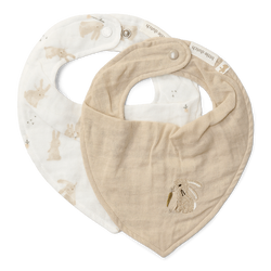 Little Dutch Apaszko-bandanka muślinowa - zestaw 2 szt. Baby Bunny