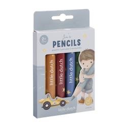 Little Dutch Drewniane, grube kredki Jim & Friends
