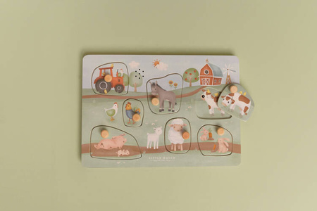 Little Dutch Puzzle dźwiękowe Little Farm FSC LD7140