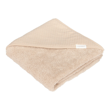 Little Dutch Bawełniany ręcznik Pure Beige - 75 x 75 cm TE50623021