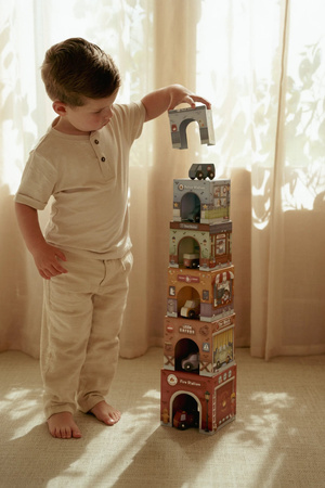 Little Dutch Zestaw aut Karetka, Policja, Wóz strażacki LD4388