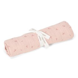 Little Dutch Otulacz muślinowy 120x120 cm Blueberry Leaves