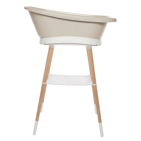 Zestaw bébé-jou Wanienka Sense Edition z czujnikiem temperatury Taupe 420205 + stojak