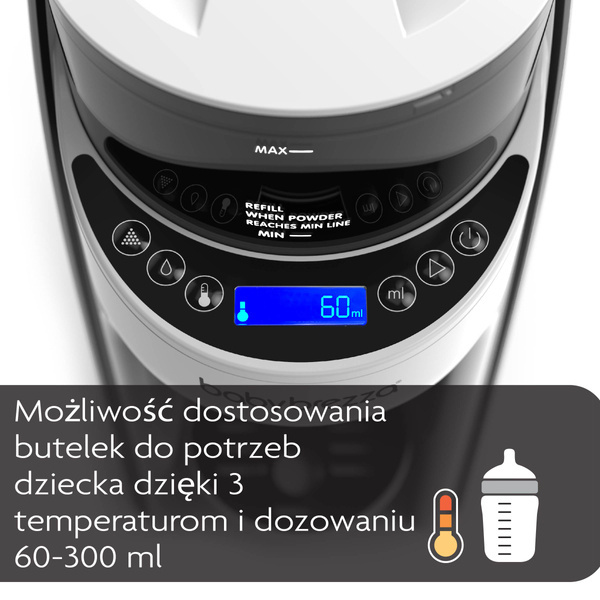 TANIEJ W ZESTAWIE: Ekspres do mleka Baby Brezza Formula Pro Advanced + Sterilizer Dryer Advanced