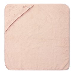 Little Dutch Bawełniany ręcznik z kapturem Pure Blossom 100 x 100 cm