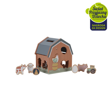 Little Dutch Sorter stodoła Little Farm FSC LD7147 Uszkodzone opakowanie