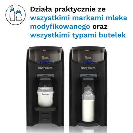 Ekspres do mleka Baby Brezza Formula Pro Advanced All Black + GRATIS lejek + pokrywa