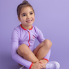 The Swim Essentials Strój kąpielowy jednoczęściowy Purple Red 134/140 2023SE1179