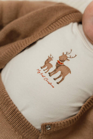 Little Dutch Body z długim rękawem - My first Christmas 62/68 CL04193322