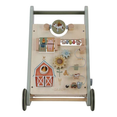 Little Dutch Drewniany chodzik edukacyjny Little Farm FSC Uszkodzone opakowanie