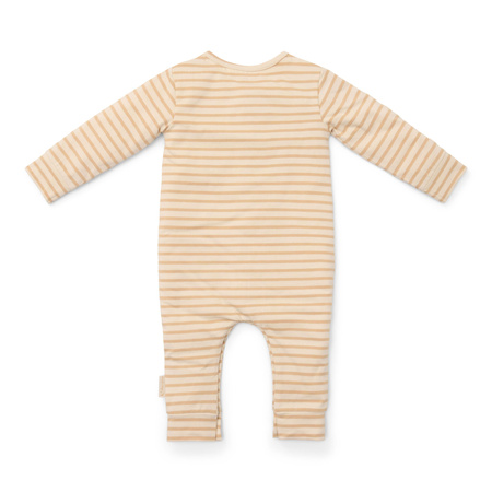 Little Dutch Piżamka jednoczęściowa Natural Stripes - 62/68