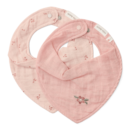 Little Dutch Apaszko-bandanka muślinowa - zestaw 2 szt. Blueberry Leaves & Sage