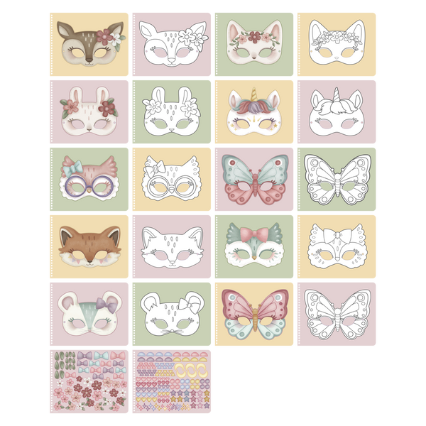 Little Dutch Kreatywny zeszyt z nożyczkami Rosa & Friends