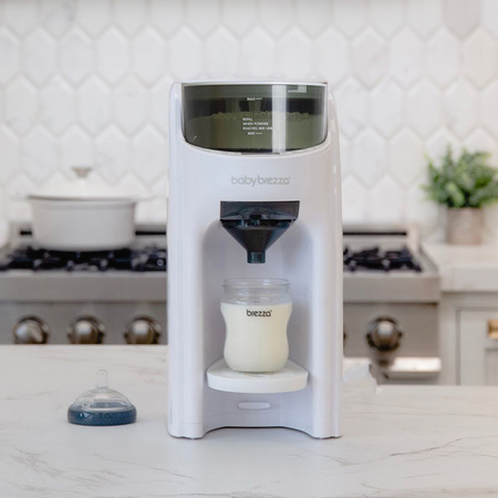 Ekspres do mleka Baby Brezza Formula Pro Advanced All White + GRATIS lejek + pokrywa