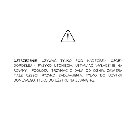 The Swim Essentials Basenik dla dzieci 60 cm Dino Blue/Green