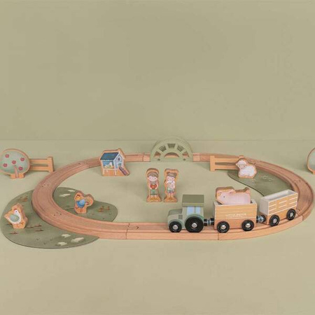 Little Dutch Pociąg z torami Little Farm FSC LD7151 Uszkodzone opakowanie