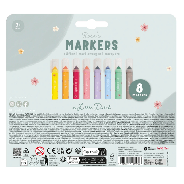 Little Dutch Grube markery Rosa & Friends