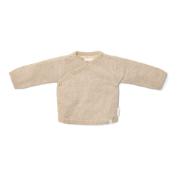 Little Dutch Kardigan kopertowy Soft Beige Melee-68