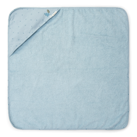 Little Dutch Bawełniany ręcznik z kapturem 100x100 cm Blossom