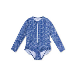 The Swim Essentials Strój kąpielowy jednoczęściowy Blue Leopard 134/140 2023SE548