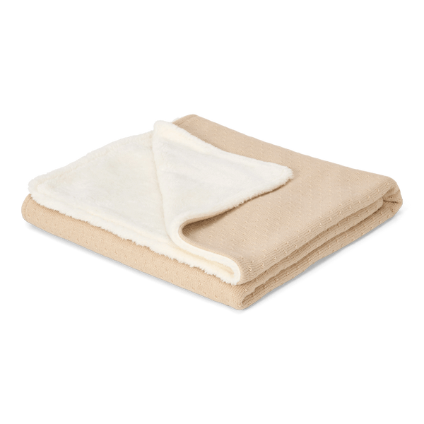 Little Dutch Ocieplany kocyk 100 x 70cm Pure Soft Beige