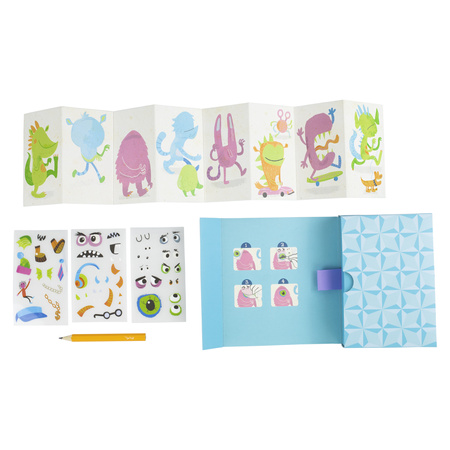 Tiger Tribe Zestaw z Folią Transferową - Wesołe Potworki