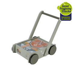 Little Dutch Wózek z klockami Little Farm FSC Uszkodzone opakowanie