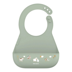 Mepal & Little Dutch Śliniak silikonowy Little Farm