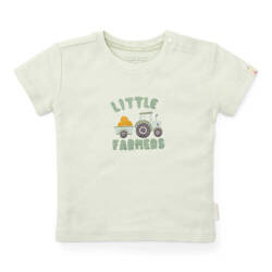 Little Dutch T-shirt z krótkim rękawem Farm Green - 74 CL24021031