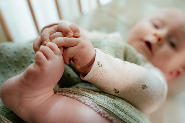 Little Dutch Ocieplany kocyk 100 x 70cm Pure Sage