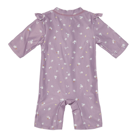 Little Dutch Swimsuit z rękawami Mauve Blossom - 98/104 CL45473917