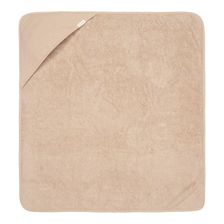 Little Dutch Bawełniany ręcznik Pure Beige - 75 x 75 cm TE50623021