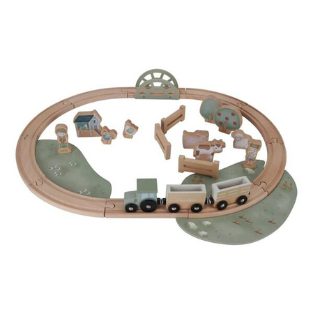 Little Dutch Pociąg z torami Little Farm FSC LD7151 Uszkodzone opakowanie