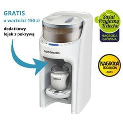 Ekspres do mleka Baby Brezza Formula Pro Advanced All White + GRATIS lejek + pokrywa