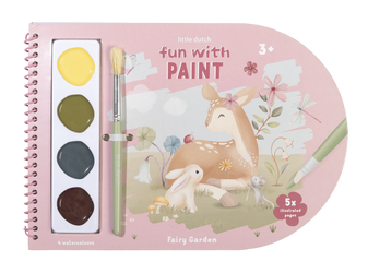 Little Dutch Kolorowanka z farbami akwarelowymi Fairy Garden