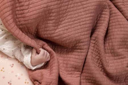 Little Dutch Bawełniany ręcznik Pure Pink Blush TE50630151