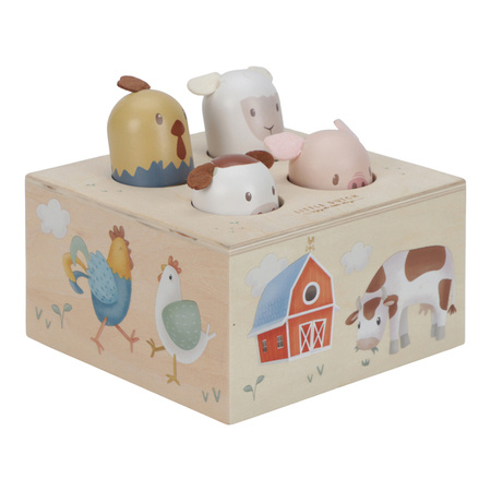 Little Dutch Drewniana zabawka pop-up Little Farm FSC