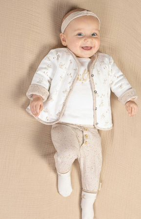 Little Dutch Dwustronna bluza Baby Bunny/Nappy Sand - 74cm CL24222012