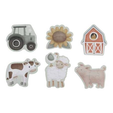 Little Dutch Puzzle 6 elementów Little Farm FSC LD7148