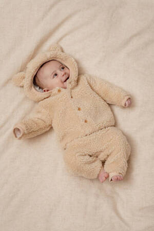 Little Dutch Spodnie Teddy - Sand 80 CL34823621