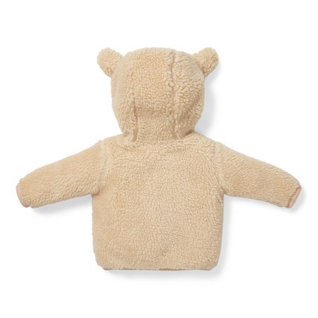 Little Dutch Zapinana bluza z kapturem Teddy - Baby Bunny Sand 74 CL25823521