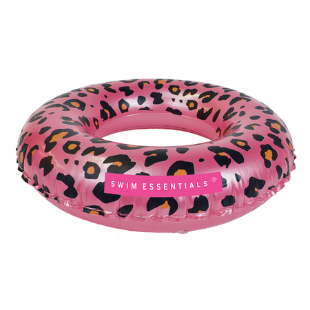 The Swim Essentials Koło do pływania 55 cm Rose Gold Leopard 2020SE470