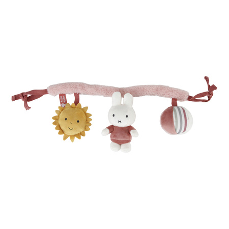 Tiamo Miffy Zawieszka sensoryczna do wózka/fotelika Fluffy Pink NIJN933